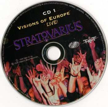 2CD Stratovarius: Visions Of Europe (Live!)