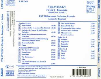 CD Igor Stravinsky: Firebird • Petrushka • Suites Nos. 1 And 2