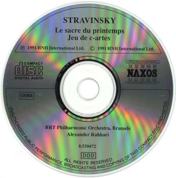 CD Igor Stravinsky: Le Sacre Du Printemps • Jeu De Cartes