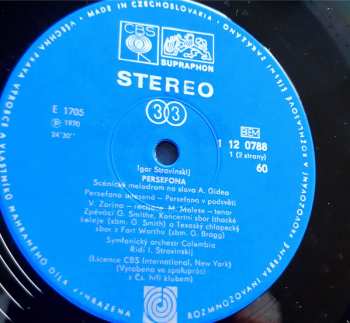 LP Igor Stravinsky: Persefona