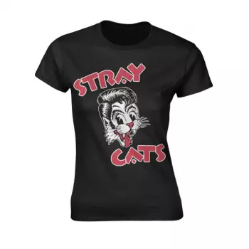 T-shirt Women's Cat Logo Stray Cats