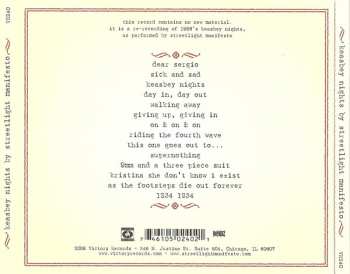 CD Streetlight Manifesto: Keasbey Nights