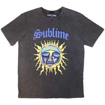 Merch Sublime: Stone Wash T-shirt Sun Logo Sublime