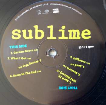 2LP Sublime: Sublime