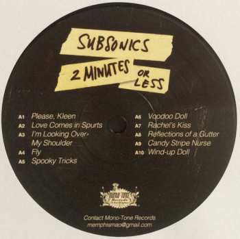 LP Subsonics: 2 Minutes Or Less