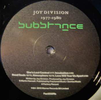 2LP Joy Division: Substance