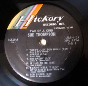 CD Sue Thompson: Two Of A Kind