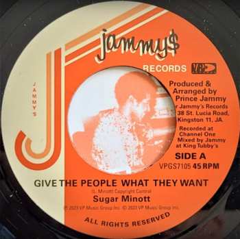 SP Prince Jammy: Give The People What They Want / Brothers Of The Blade