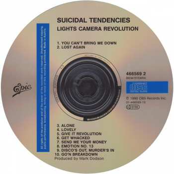 CD Suicidal Tendencies: Lights Camera Revolution