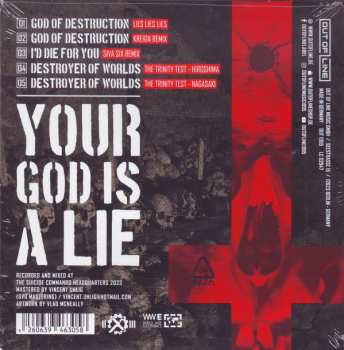CD Suicide Commando: God Of Destruction LTD