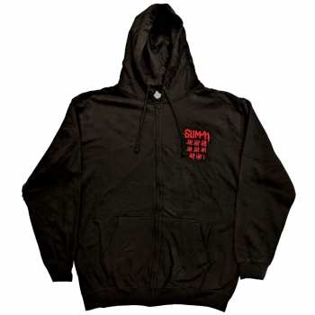 Merch Sum 41: Sweatshirt With Zipper Order In Decline Tour 2020