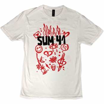 Merch Sum 41: T-shirt Sketches European Tour 2022