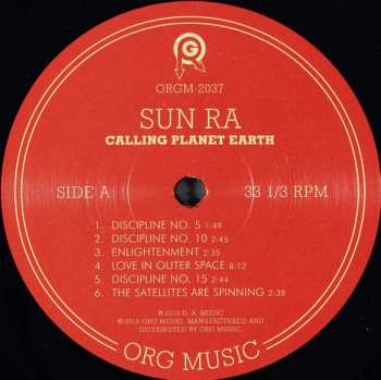 LP Sun Ra: Calling Planet Earth