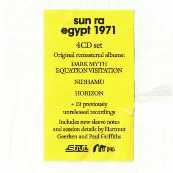 4CD Sun Ra: Egypt 1971 DLX