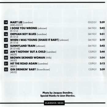 CD Sunnyland Slim: The Chronological Sunnyland Slim 1949-1951