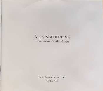 CD Ensemble Suonare E Cantare: Alla Napoletana