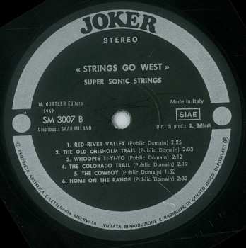 LP Super Sonic Strings: Strings Go West