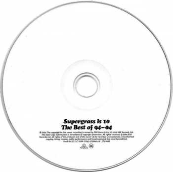 CD Supergrass: Supergrass Is 10. The Best Of 94-04