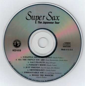CD Supersax: Live In '75 - The Japanese Tour