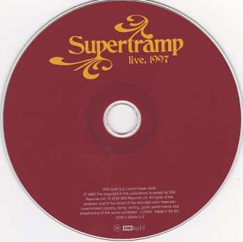 CD Supertramp: Live, 1997