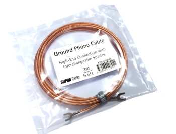 Hi-Fi Supra Ground Phono Cable 1m
