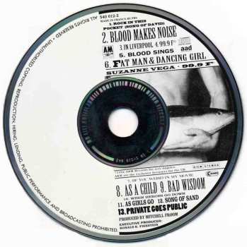 CD Suzanne Vega: 99.9F°