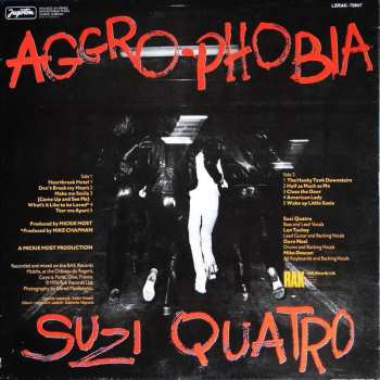 LP Suzi Quatro: Aggro-Phobia