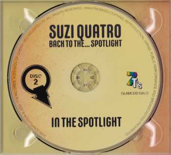 2CD Suzi Quatro: Back To The... Spotlight