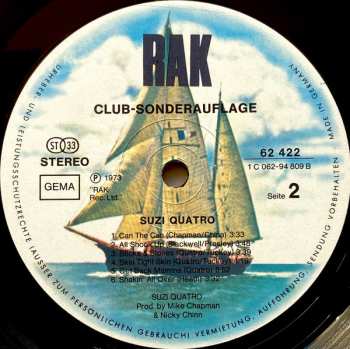 LP Suzi Quatro: Suzi Quatro