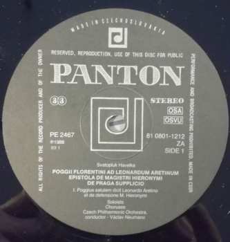 2LP Petr Eben: Poggi Florentini Ad Leonardum Aretinum Epistola De Magistri Hieronymi De Praga Supplicio, Missa Cum Populo