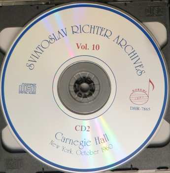 6CD/Box Set Sviatoslav Richter: Carnegie Hall, New York, October 19, 23, 25, 28, 30, 1960 - Sviatoslav Richter Achives, Vol. 10