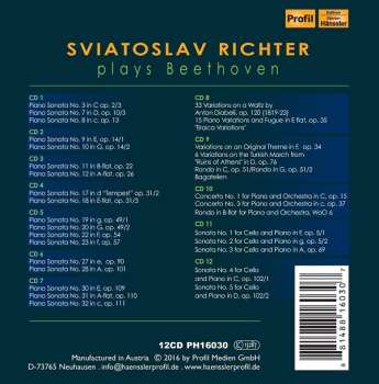 12CD/Box Set Ludwig van Beethoven: Sviatoslav Richter Plays Beethoven