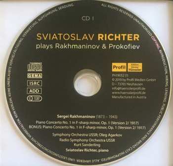 11CD/Box Set Sviatoslav Richter: Plays Rakhmaninov & Prokofiev