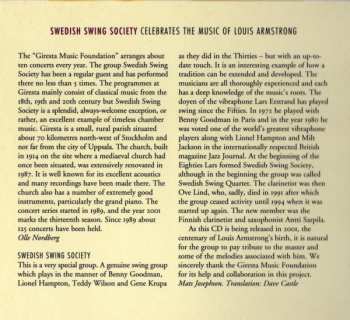 CD Swedish Swing Society: Louis Goes To Church