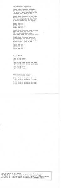 CD Swell Maps: Train Out Of It