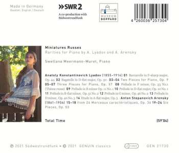 CD Swetlana Meermann-Muret: Miniatures Russes