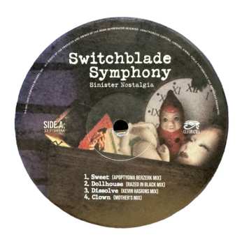 LP Switchblade Symphony: Sinister Nostalgia: A Switchblade Symphony Remix Collection CLR | LTD