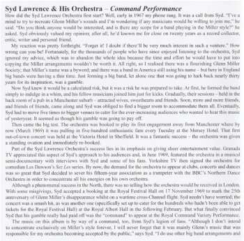 CD Syd Lawrence And His Orchestra: Command Performance / McCartney - His Music & Me