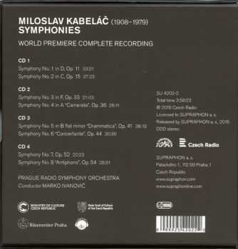 4CD/Box Set Prague Radio Symphony Orchestra: Symphonies Complete