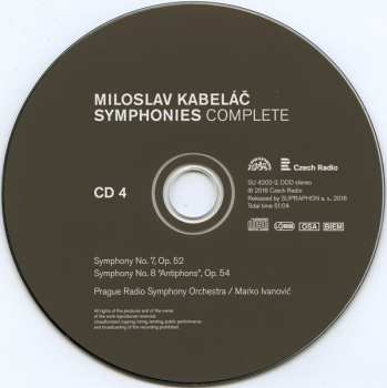 4CD/Box Set Prague Radio Symphony Orchestra: Symphonies Complete