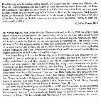 CD Noriko Ogawa: Symphonies No. 3 & No. 4 / Piano Concerto No. 6