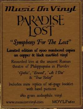 2LP Paradise Lost: Symphony For The Lost LTD | NUM | CLR