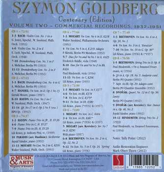 8CD/Box Set Szymon Goldberg: Centenary Edition Volume Two. Commercial Recordings 1932-1951