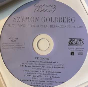8CD/Box Set Szymon Goldberg: Centenary Edition Volume Two. Commercial Recordings 1932-1951