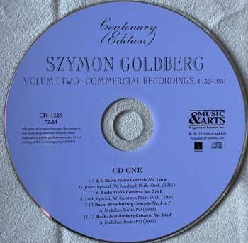 8CD/Box Set Szymon Goldberg: Centenary Edition Volume Two. Commercial Recordings 1932-1951