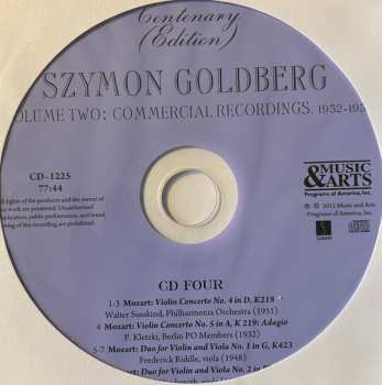 8CD/Box Set Szymon Goldberg: Centenary Edition Volume Two. Commercial Recordings 1932-1951