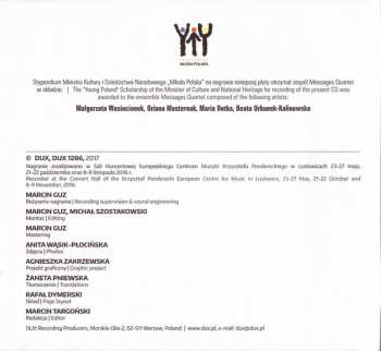 CD Szymon Laks: String Quartets