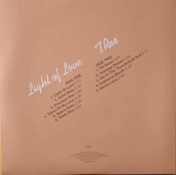 LP T. Rex: Light Of Love CLR
