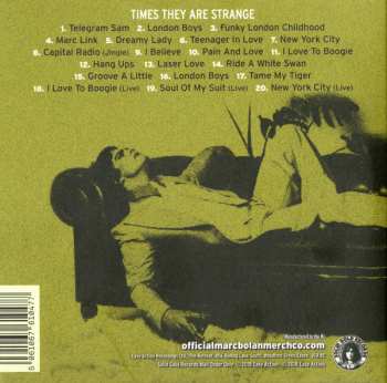 CD T. Rex: Times They Are Strange LTD