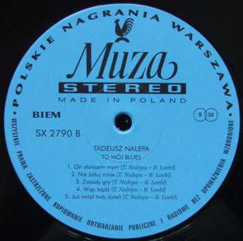 2LP Tadeusz Nalepa: To Mój Blues